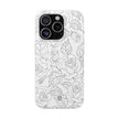iPhone 15 Pro Flexi Case - Black Rose