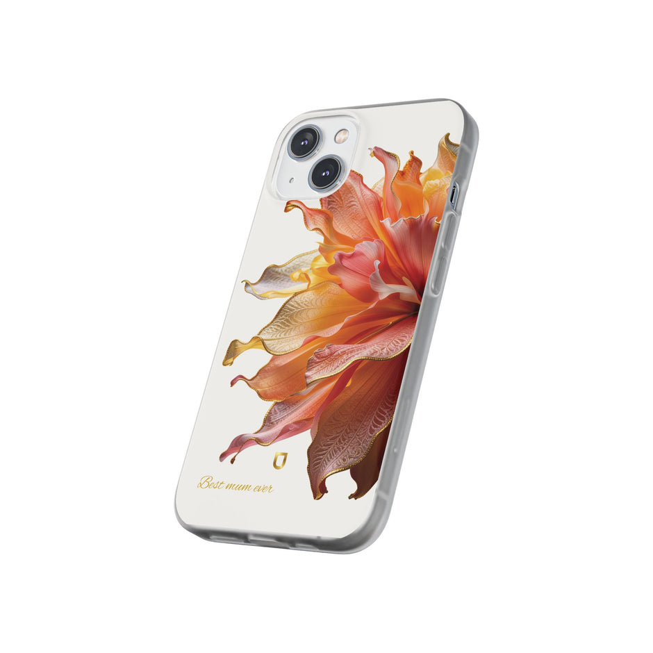 iPhone 14 Series Flexi Case - Ember Bloom