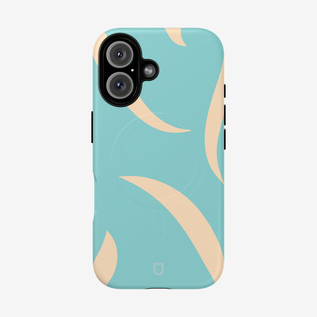 iPhone 16 MagSafe Tough Case - Bright Aqua