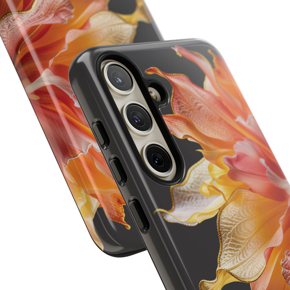 Samsung Galaxy S24 Series Tough Case - Ember Bloom Black