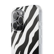 iPhone 15 Pro Max Flexi Case - Zebra