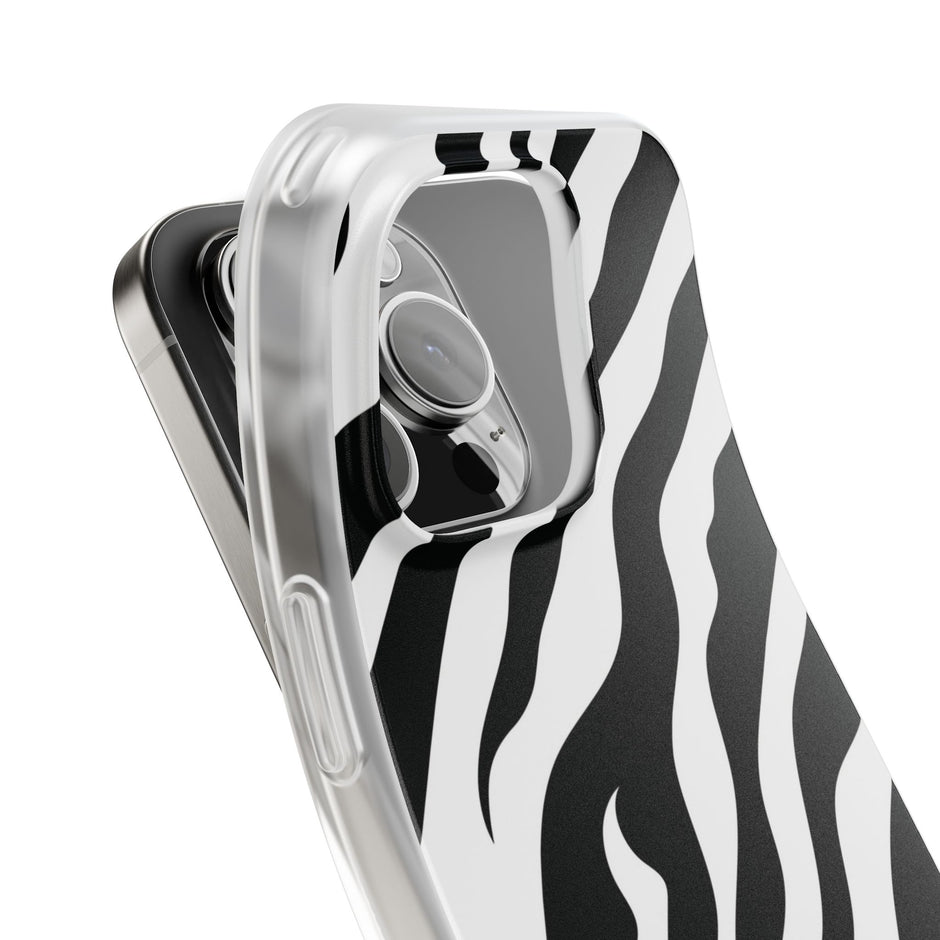 iPhone 16 Pro Flexi Case - Zebra