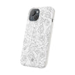 iPhone 15  Flexi Case - Black Rose