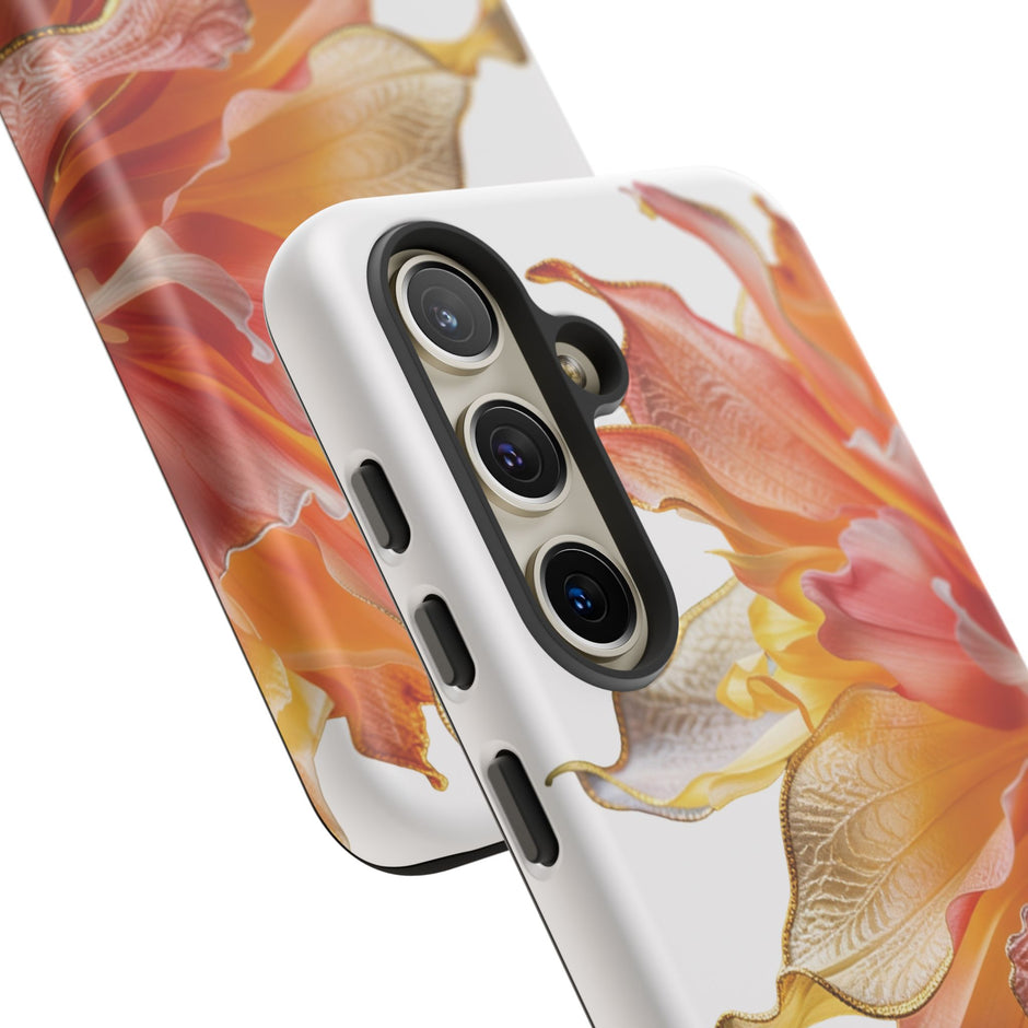 Samsung Galaxy S24 Series Tough Case - Ember Bloom White