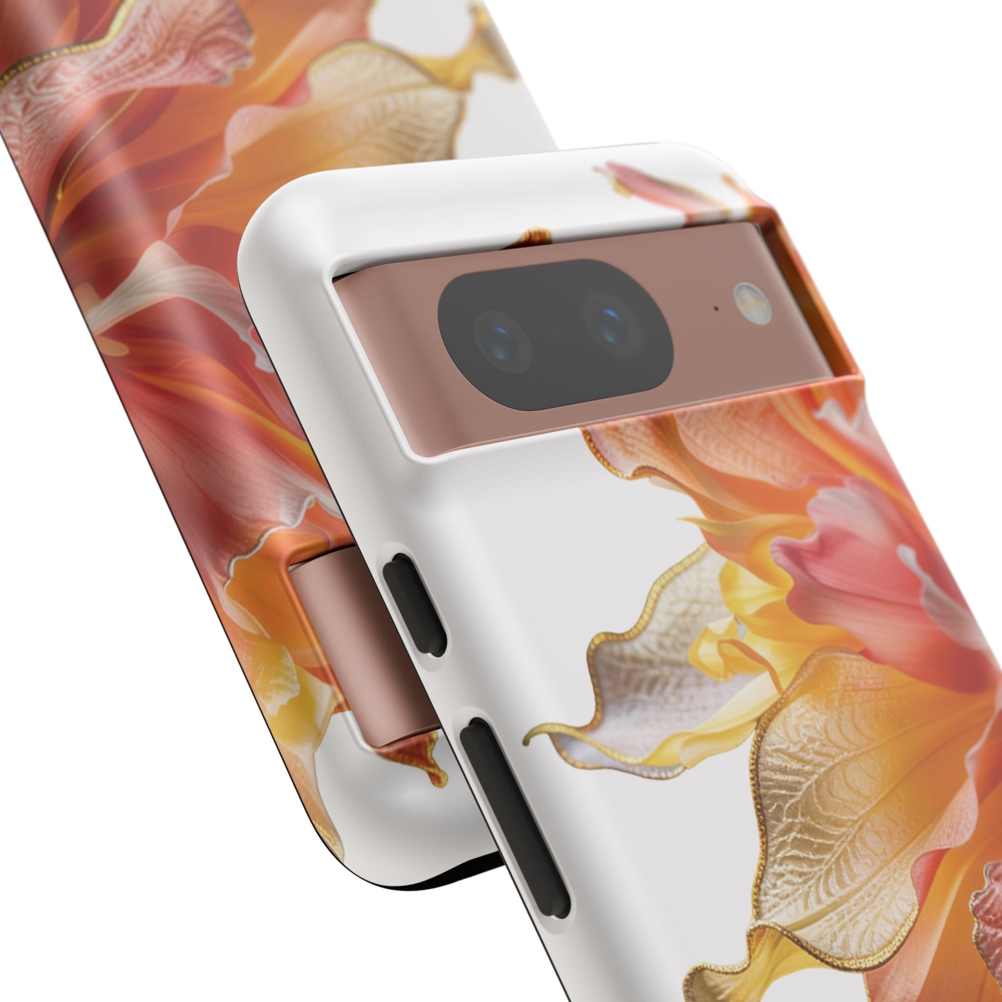 Google Pixel 8 Series Tough Case - Ember Bloom White