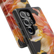 Samsung Galaxy S25 Series Tough Case - Ember Bloom Black