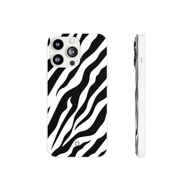 iPhone 13 Pro Flexi Case - Zebra