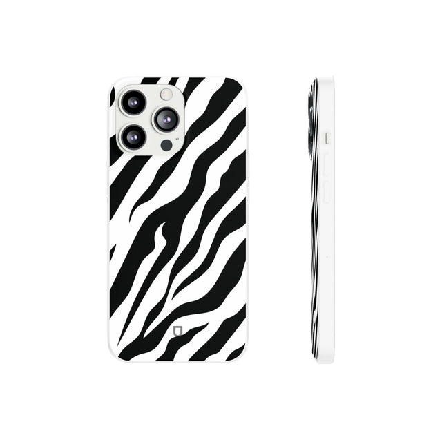 iPhone 13 Pro Flexi Case - Zebra