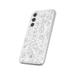 Samsung Galaxy S23+ Flexi Case - Black Rose
