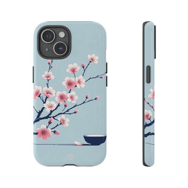 iPhone 15 Tough Case - Cherry Blossoms