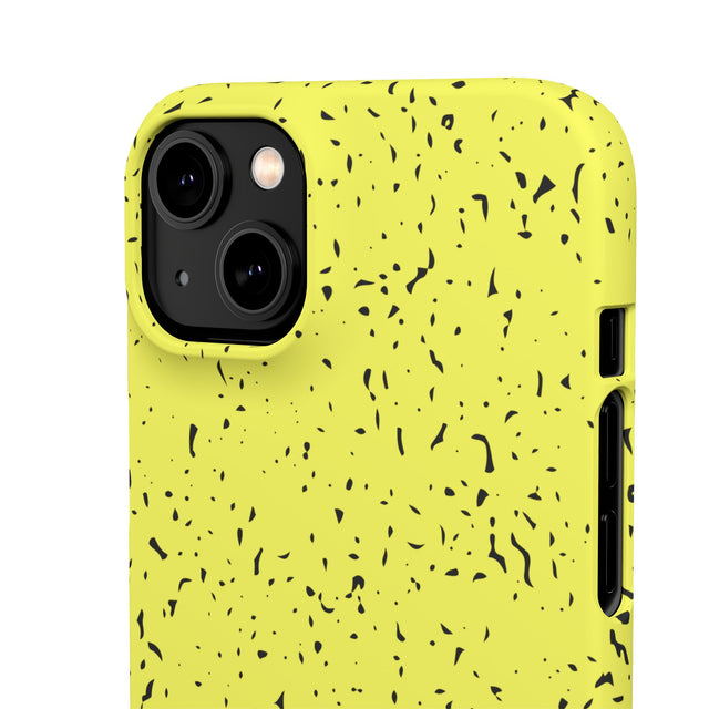 iPhone 14 Plus Slim Case - Flake Lemon