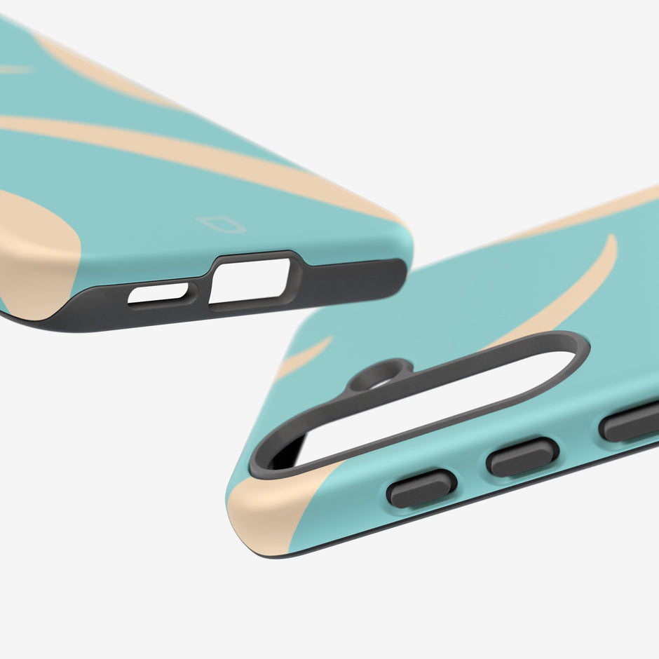 Samsung Galaxy S25 Tough Case - Bright Aqua