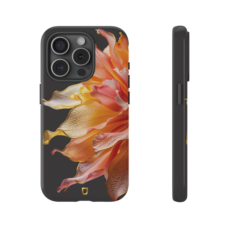 iPhone 15 Series Tough Case - Ember Bloom Black