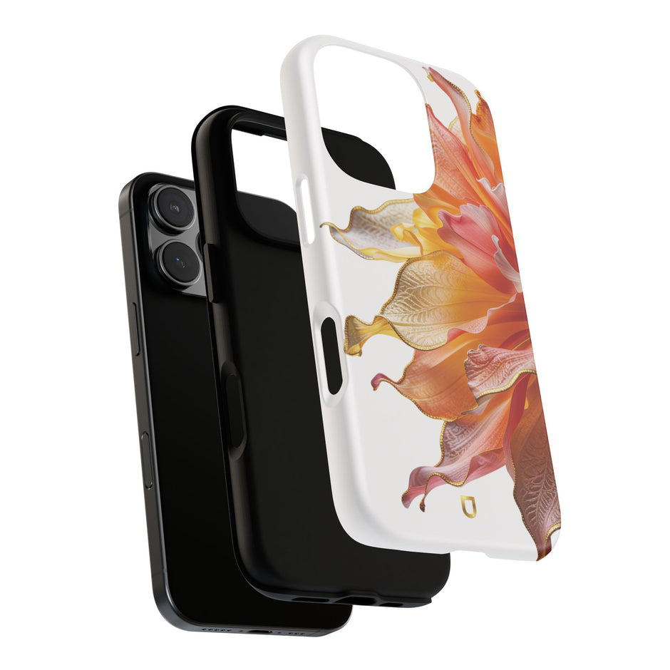 iPhone 16 Series Tough Case - Ember Bloom White