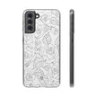 Samsung Galaxy S21 Plus Flexi Case - Black Rose