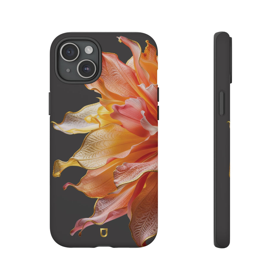 iPhone 15 Series Tough Case - Ember Bloom Black