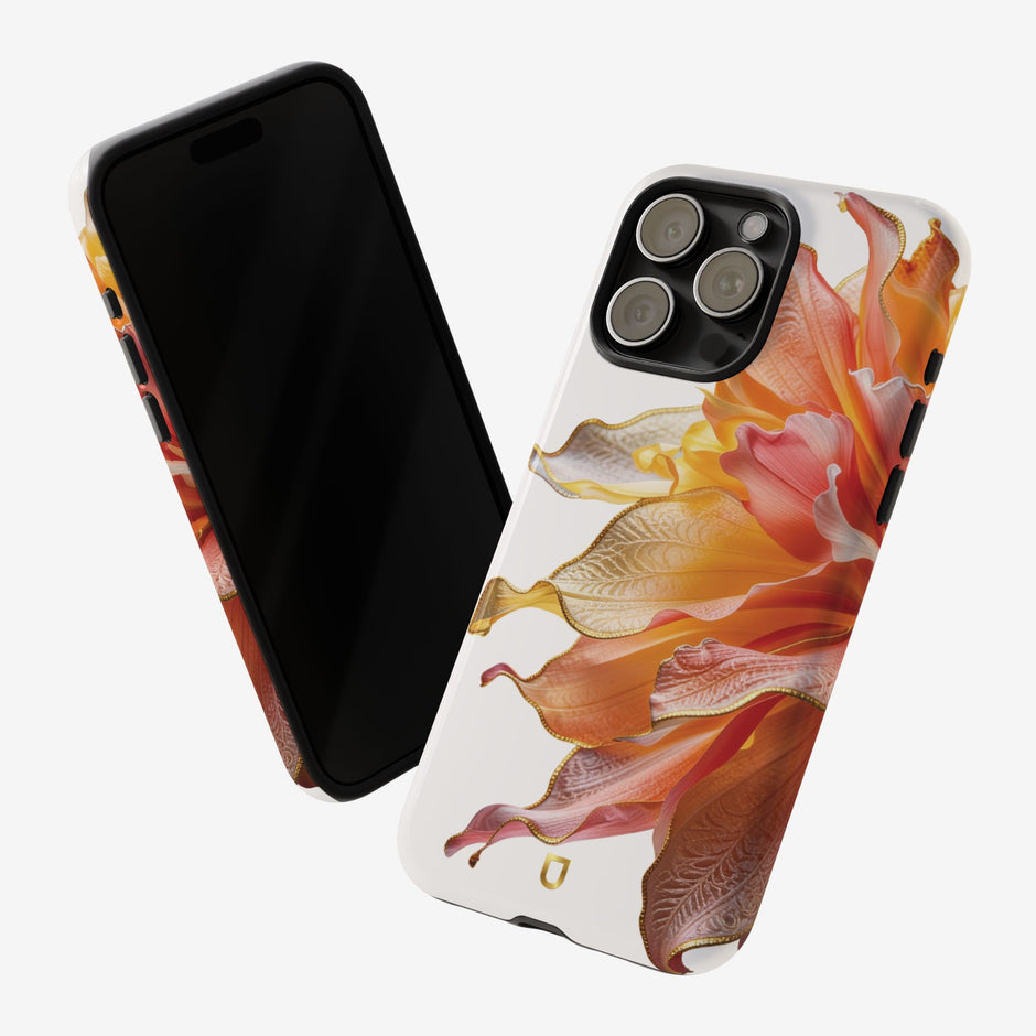 iPhone 15 Series Tough Case - Ember Bloom White