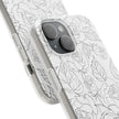 iPhone 15  Flexi Case - Black Rose