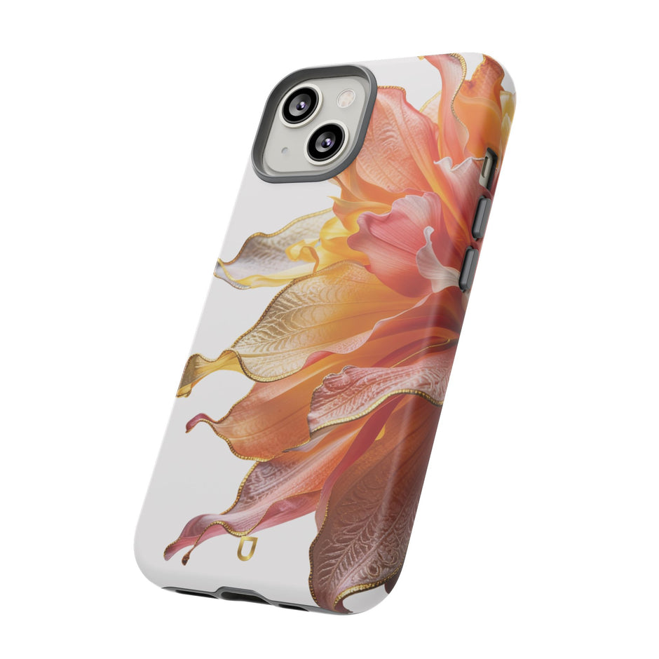 iPhone 14 Series Tough Case - Ember Bloom White