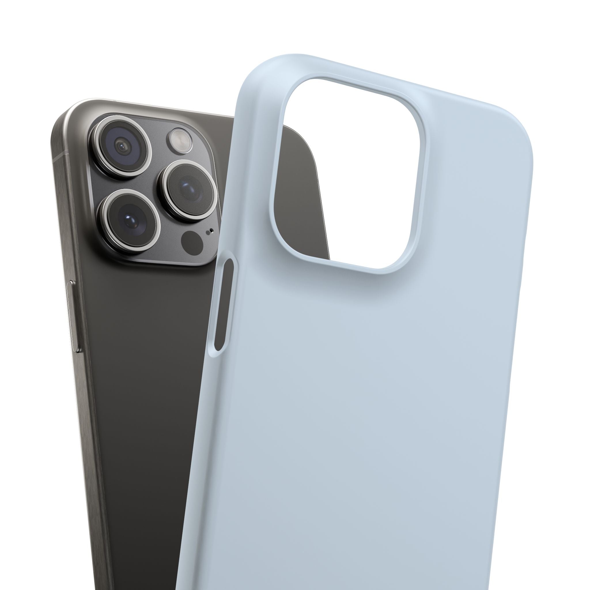 iPhone 15 Pro Max Slim Case - Blue Pale