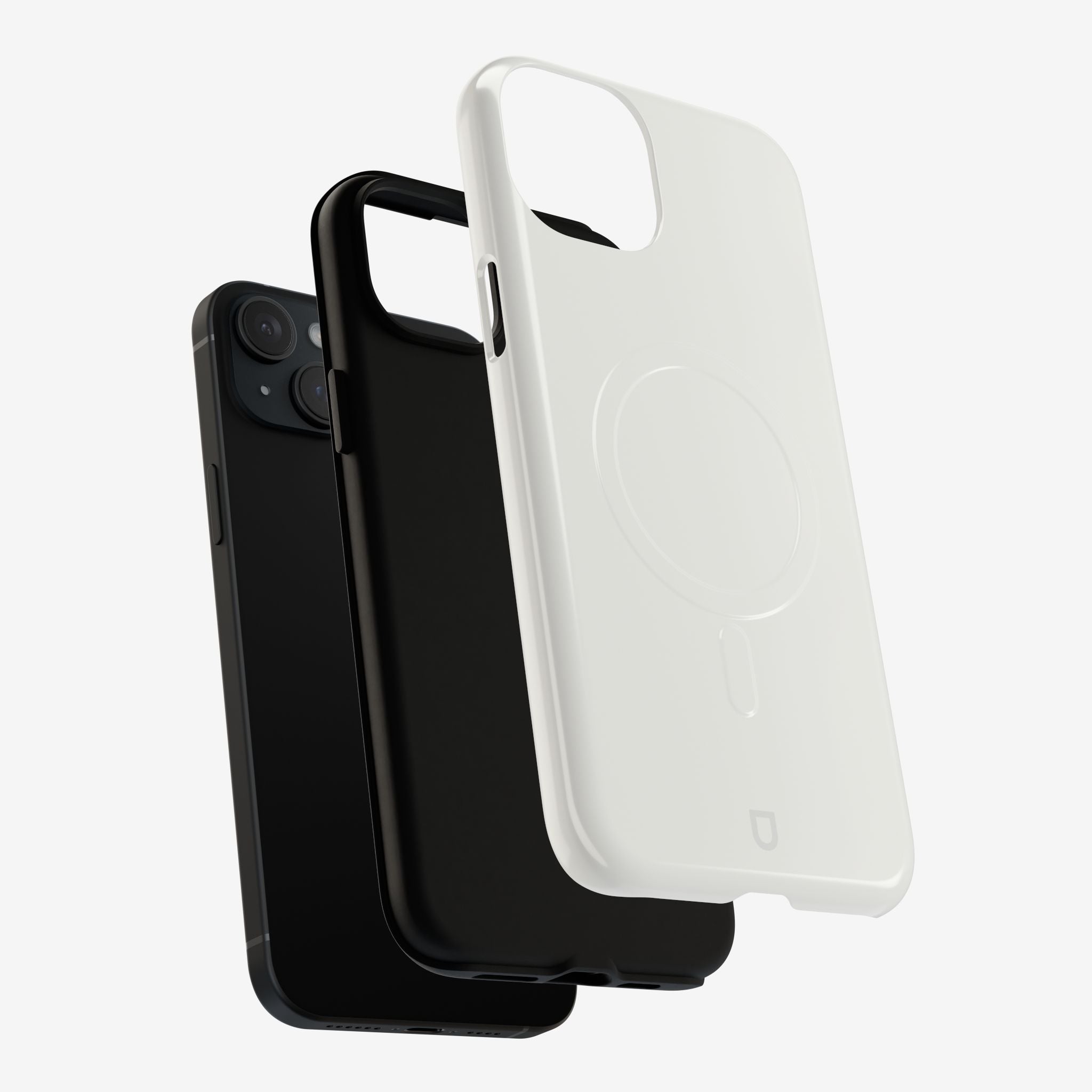 iPhone 15 Plus MagSafe Tough Case - White