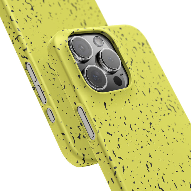iPhone 16 Pro Max Slim Case - Flake Lemon