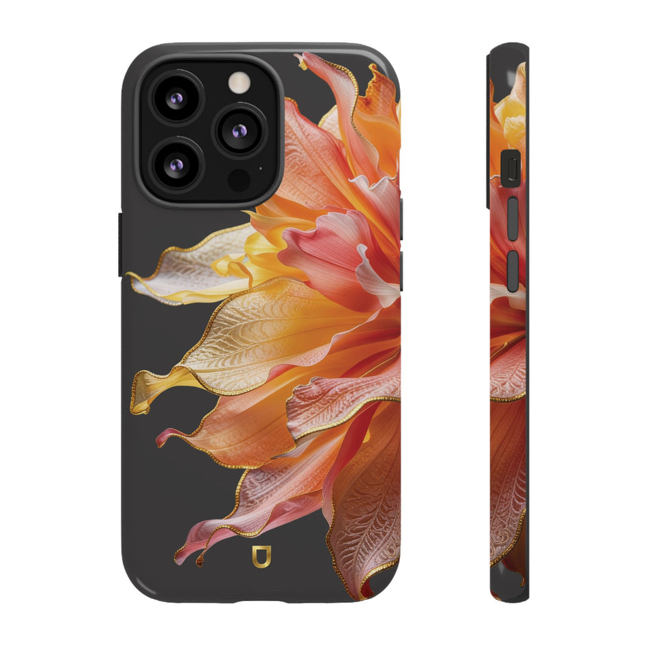 iPhone 13 Series Tough Case - Ember Bloom Black