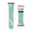Apple Watch Series Bands - Aura Swirl  Bright Aqua