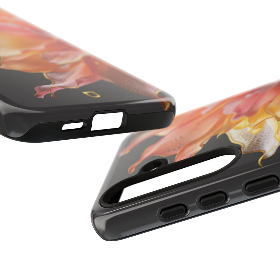 Samsung Galaxy S24 Series Tough Case - Ember Bloom Black