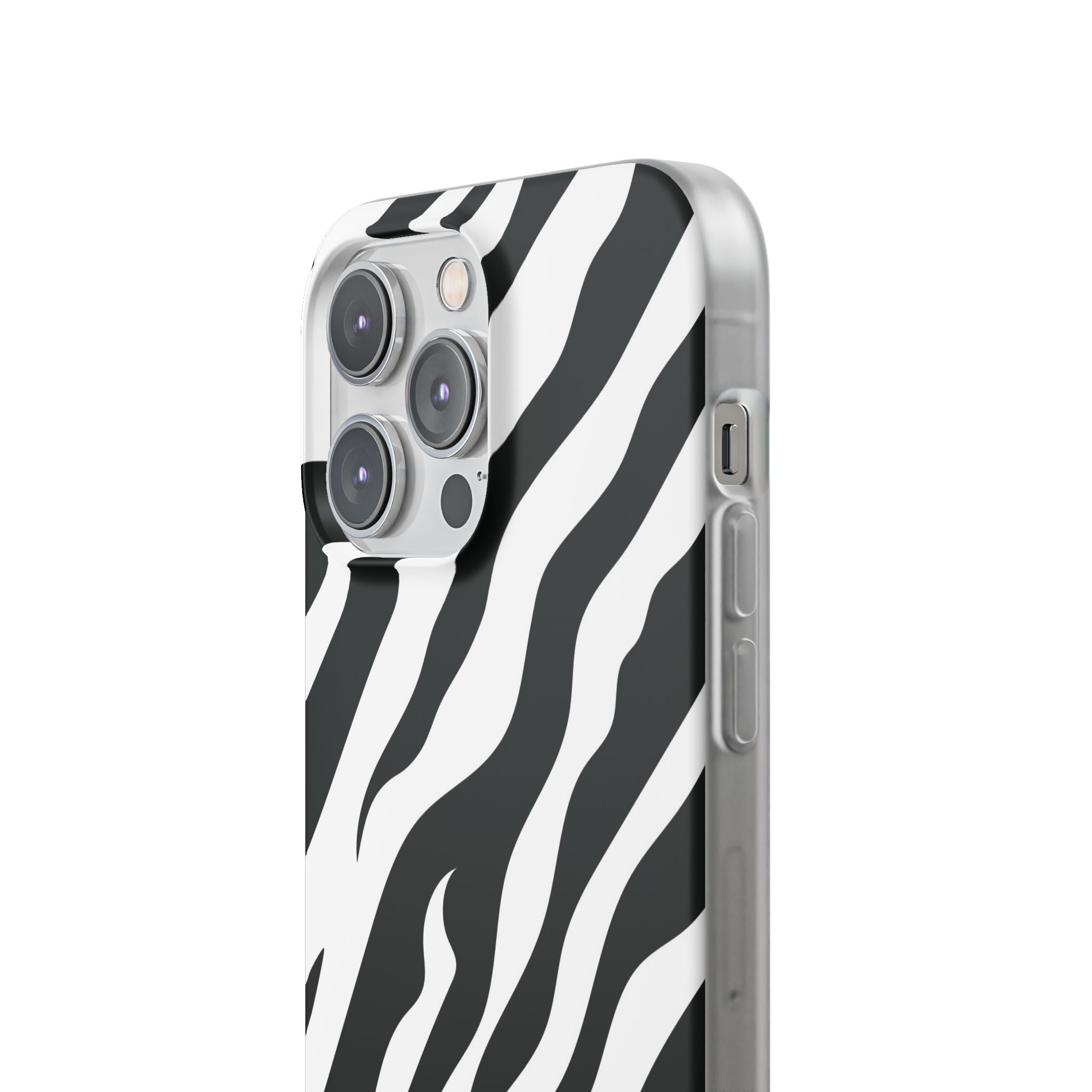 iPhone 14 Pro Max Flexi Case - Zebra