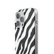 iPhone 14 Pro Max Flexi Case - Zebra