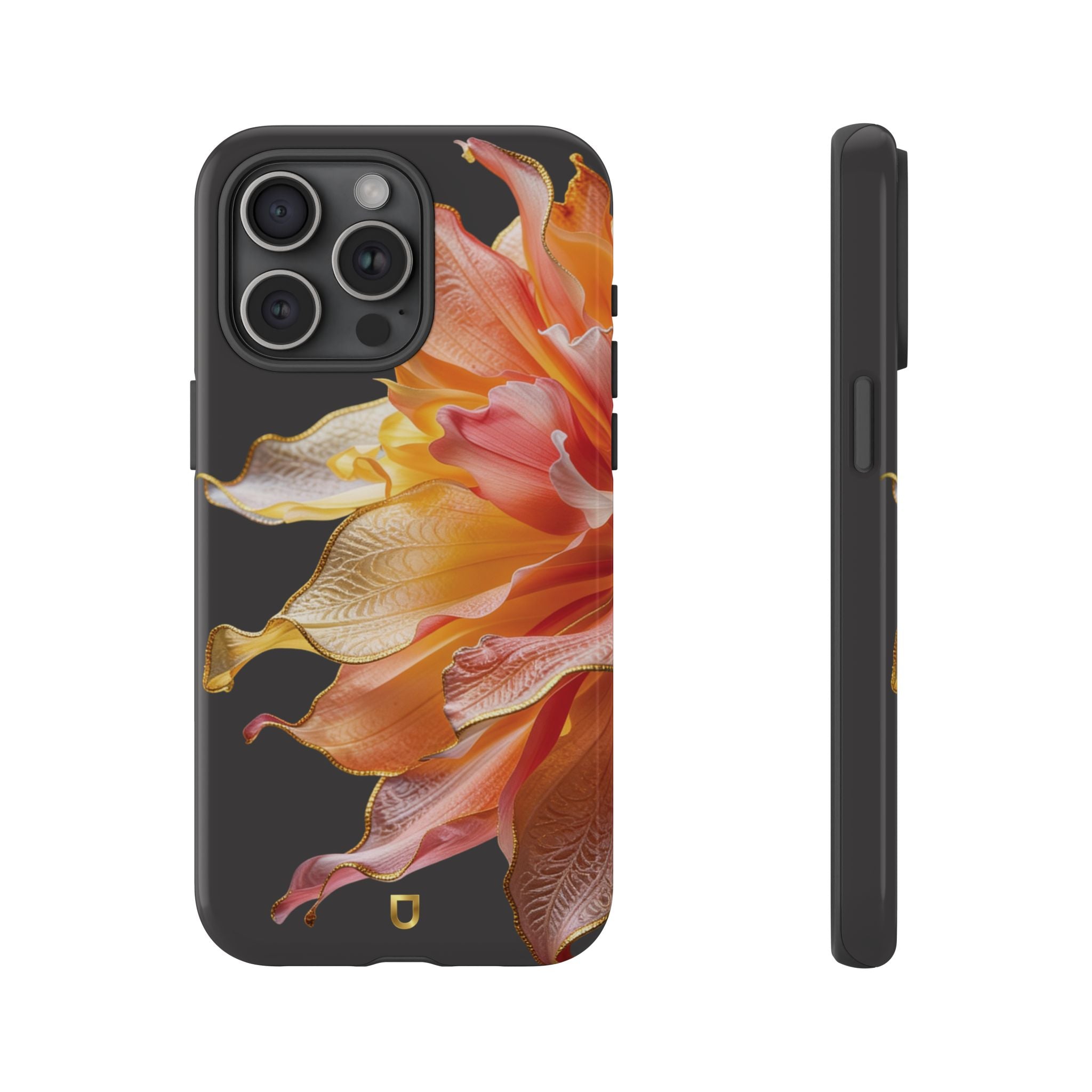 iPhone 15 Series Tough Case - Ember Bloom Black