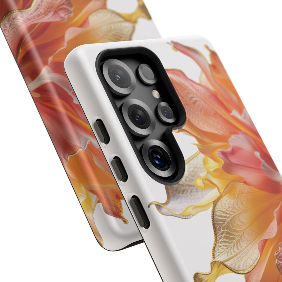 Samsung Galaxy S25 Series Tough Case - Ember Bloom White
