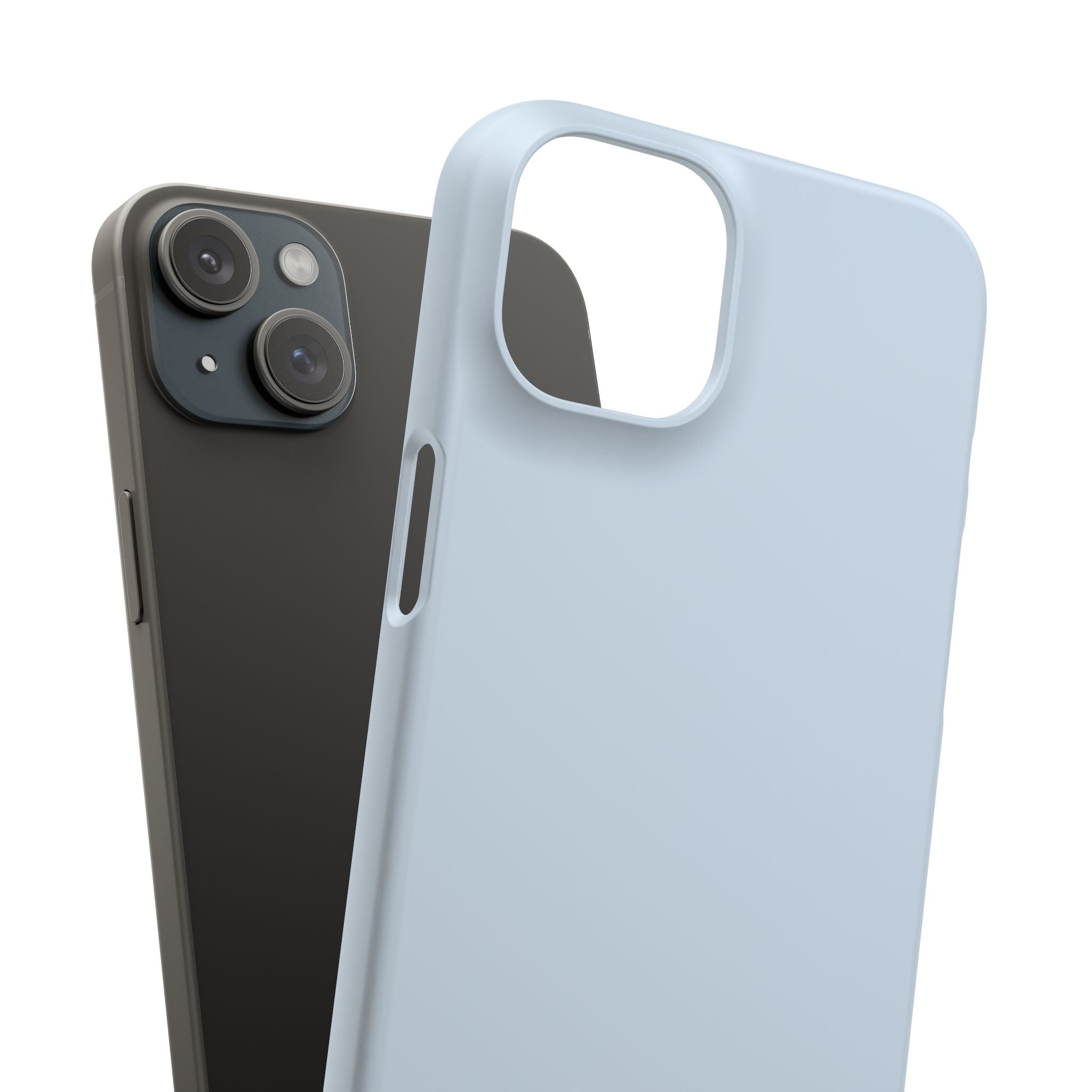 iPhone 15 Plus Slim Case - Blue Pale