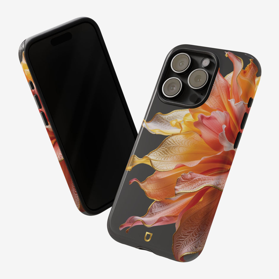 iPhone 15 Series Tough Case - Ember Bloom Black