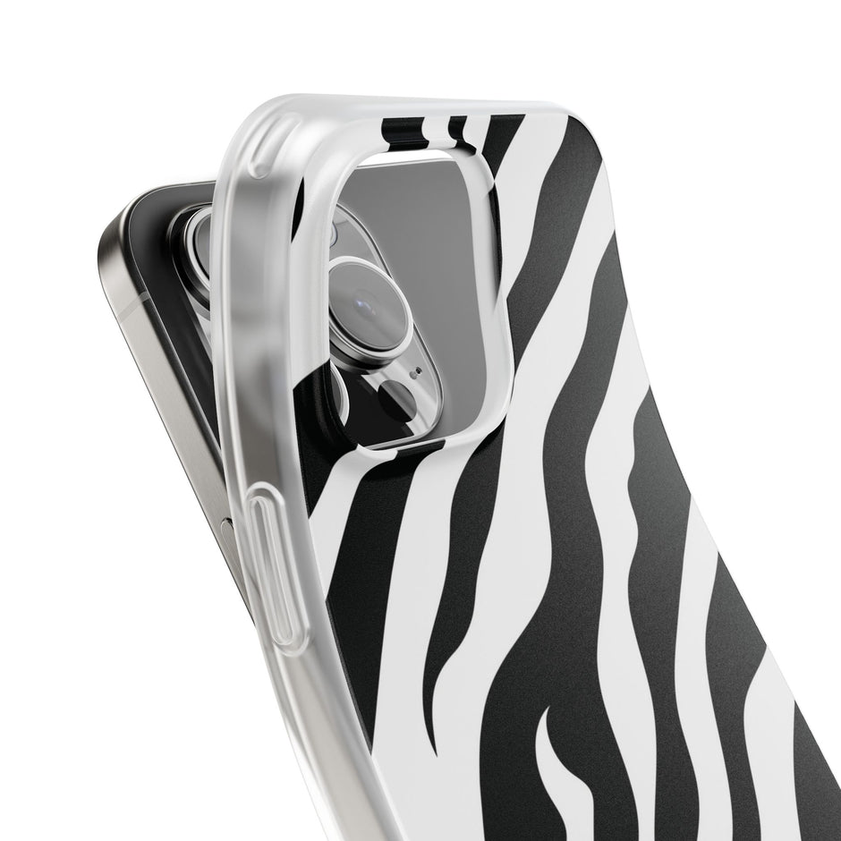 iPhone 16 Pro Max Flexi Case - Zebra