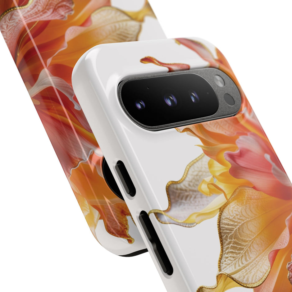 Google Pixel 9 Series Tough Case - Ember Bloom White
