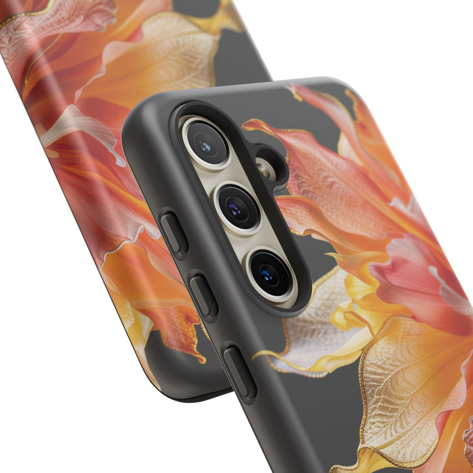 Samsung Galaxy S24 Series Tough Case - Ember Bloom Black