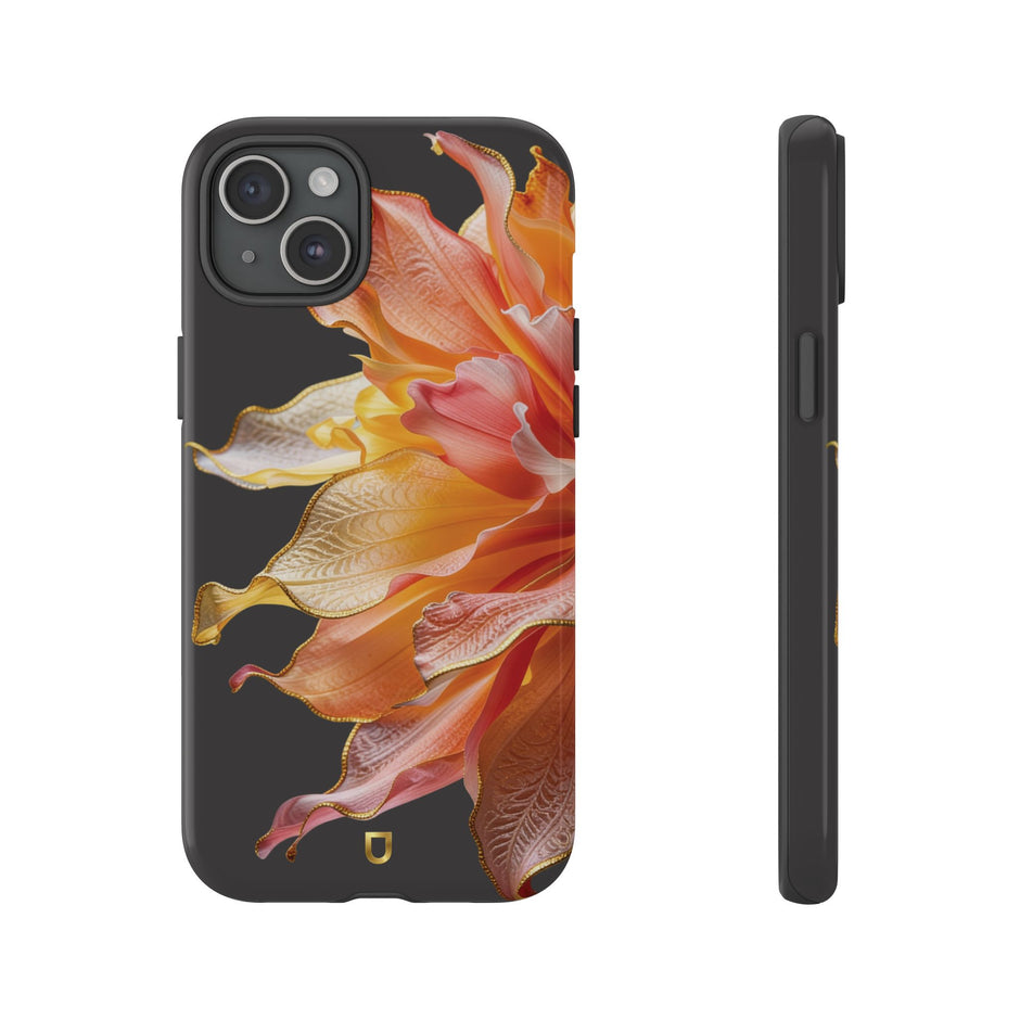 iPhone 15 Series Tough Case - Ember Bloom Black