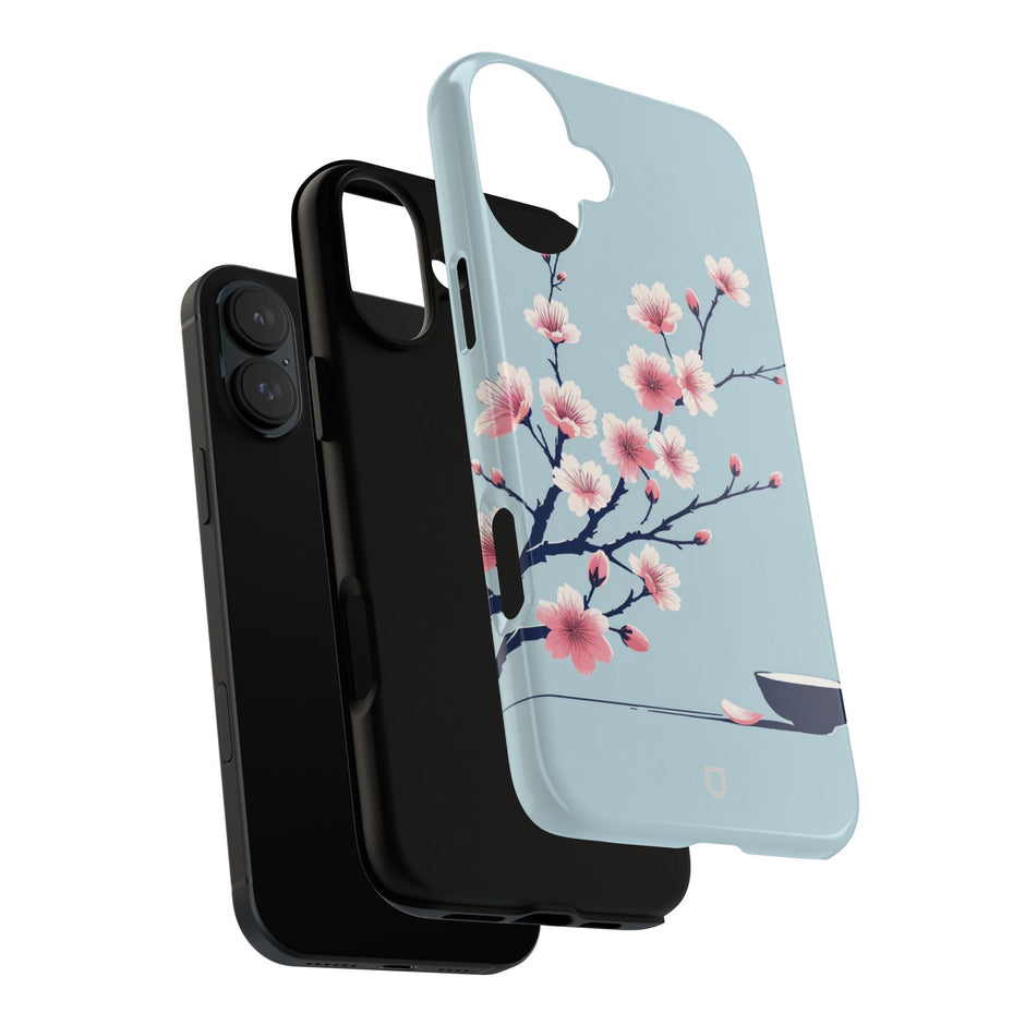 iPhone 16 Plus Tough Case - Cherry Blossoms