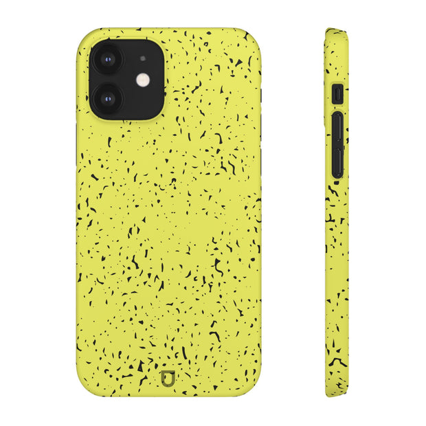 iPhone 12 Slim Case - Flake Lemon