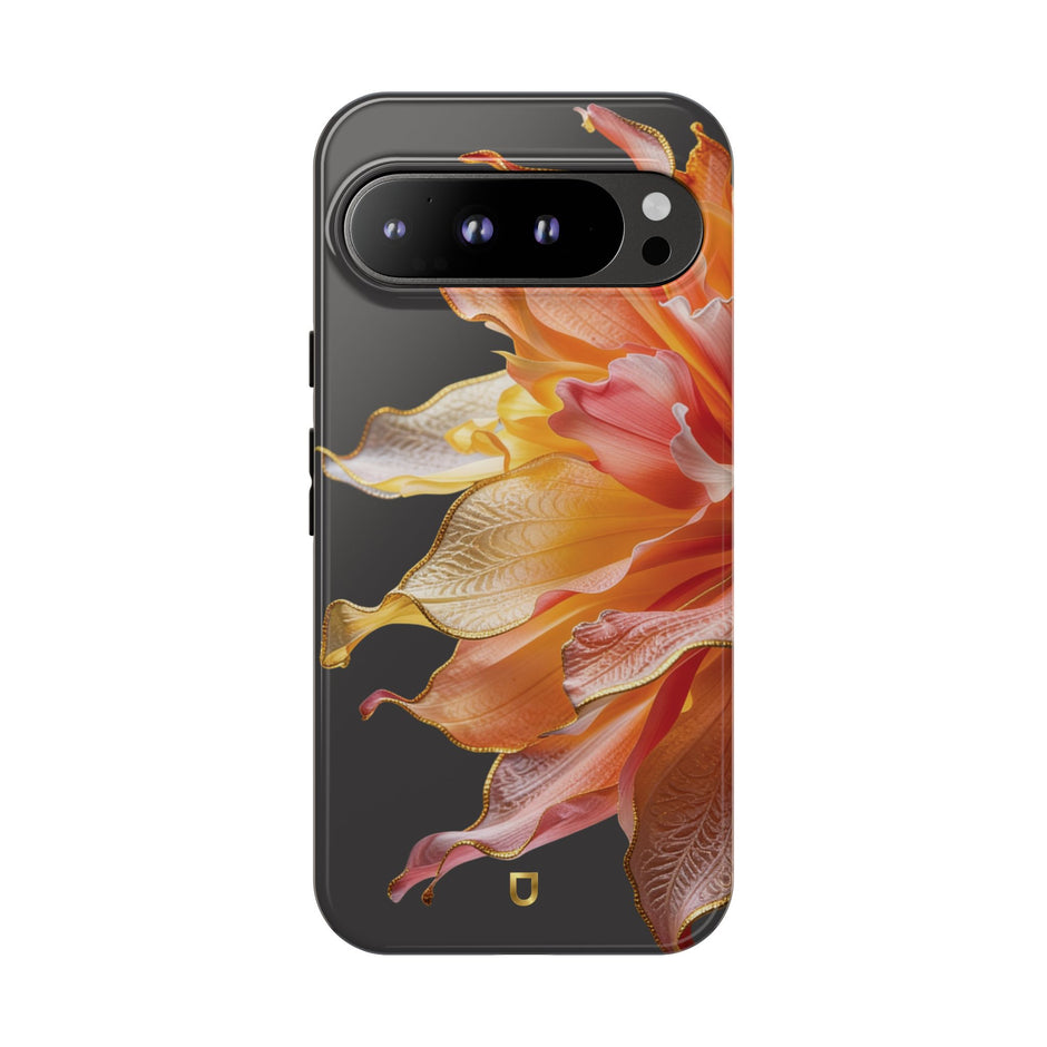Google Pixel 9 Series Tough Case - Ember Bloom Black