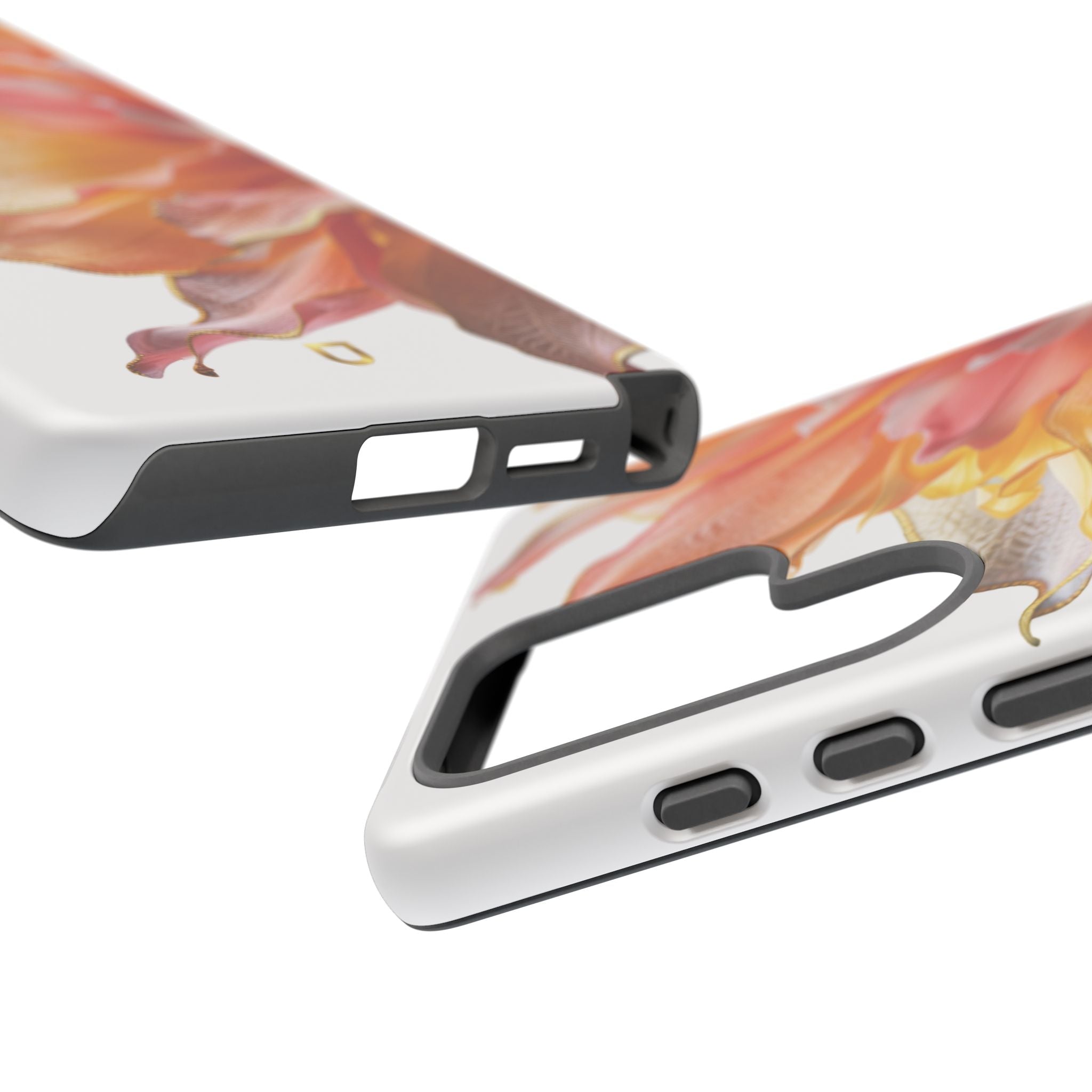 Samsung Galaxy S25 Series Tough Case - Ember Bloom White