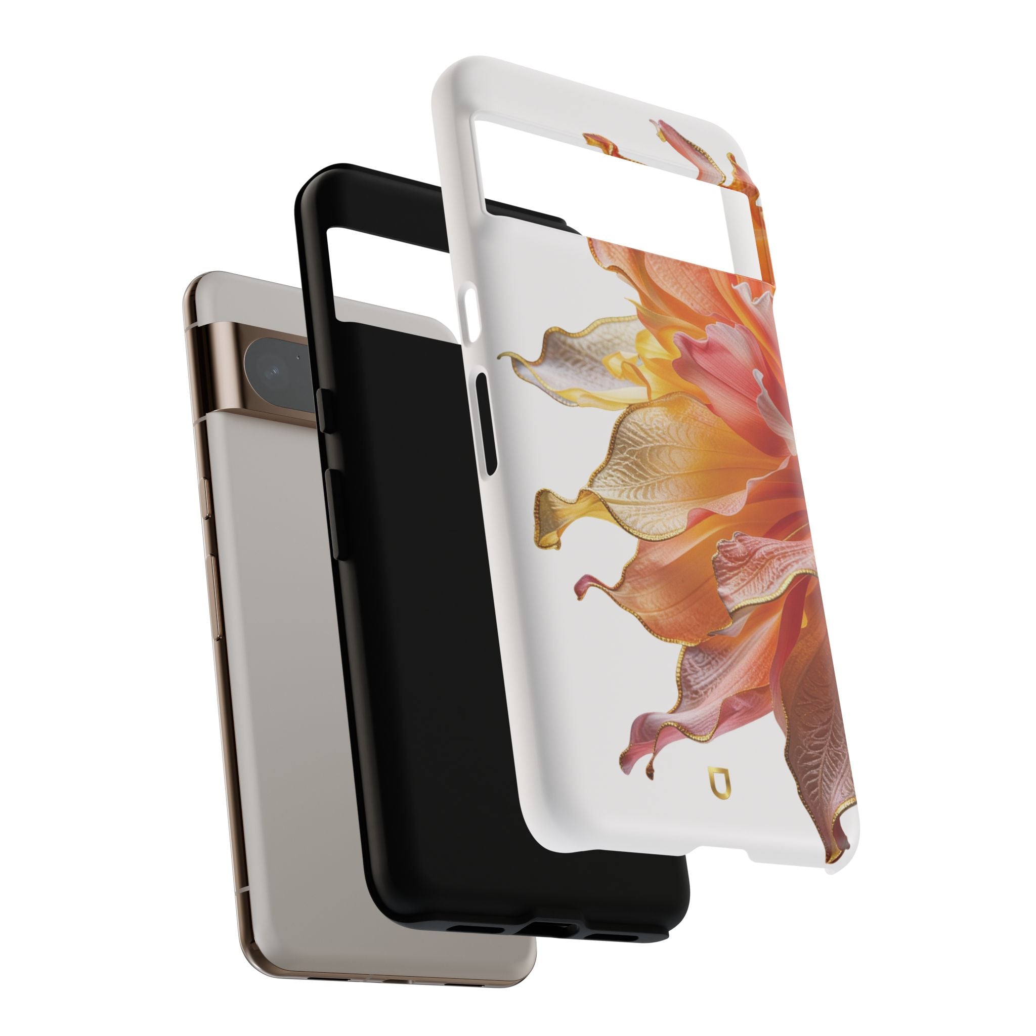 Google Pixel 8 Series Tough Case - Ember Bloom White