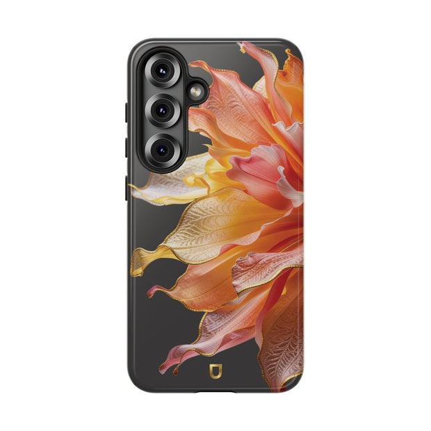 Samsung Galaxy S25 Series Tough Case - Ember Bloom Black