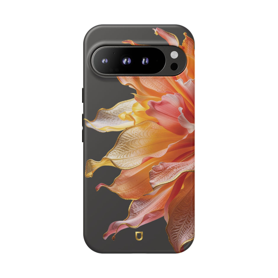 Google Pixel 9 Series Tough Case - Ember Bloom Black