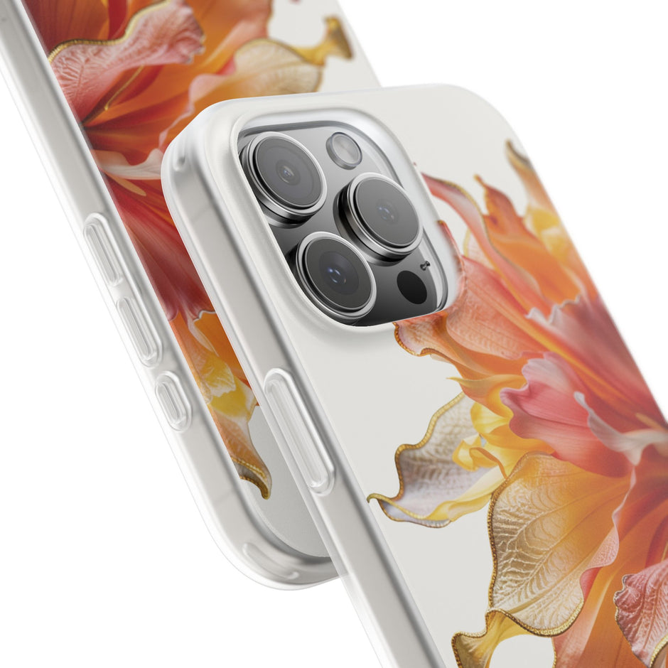 iPhone 16 Series Flexi Case - Ember Bloom
