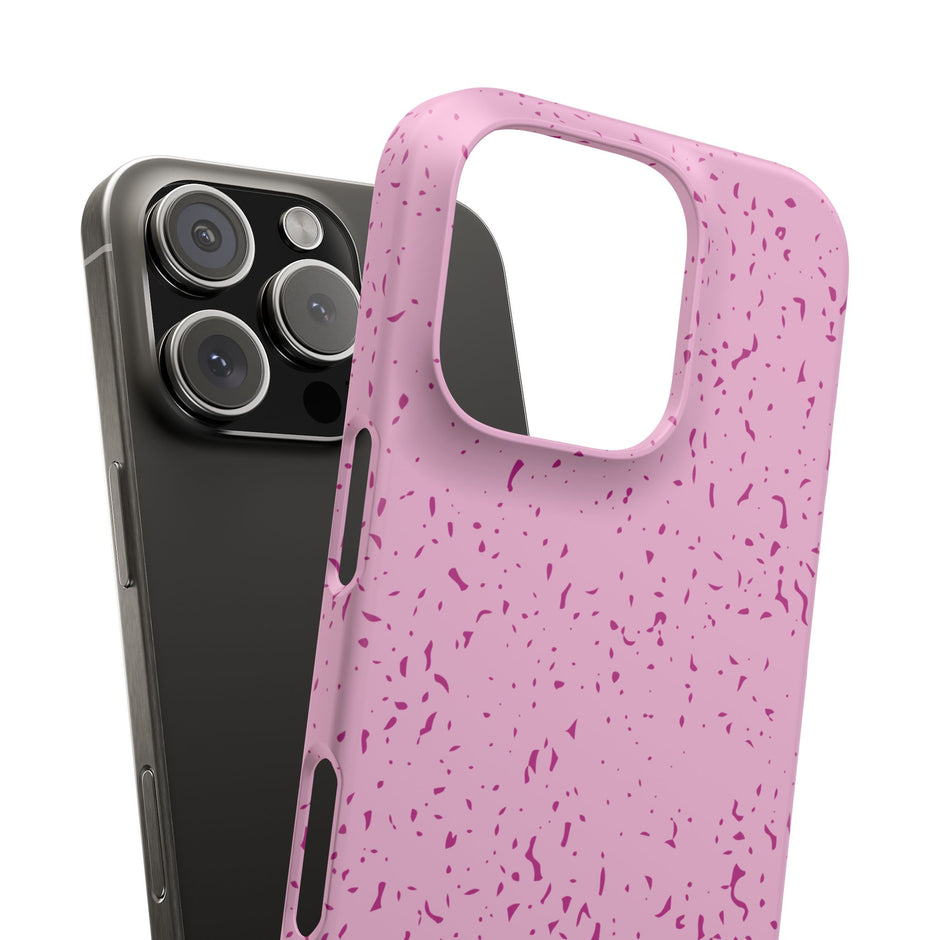 iPhone 16 Pro Slim Case - Flake Pink