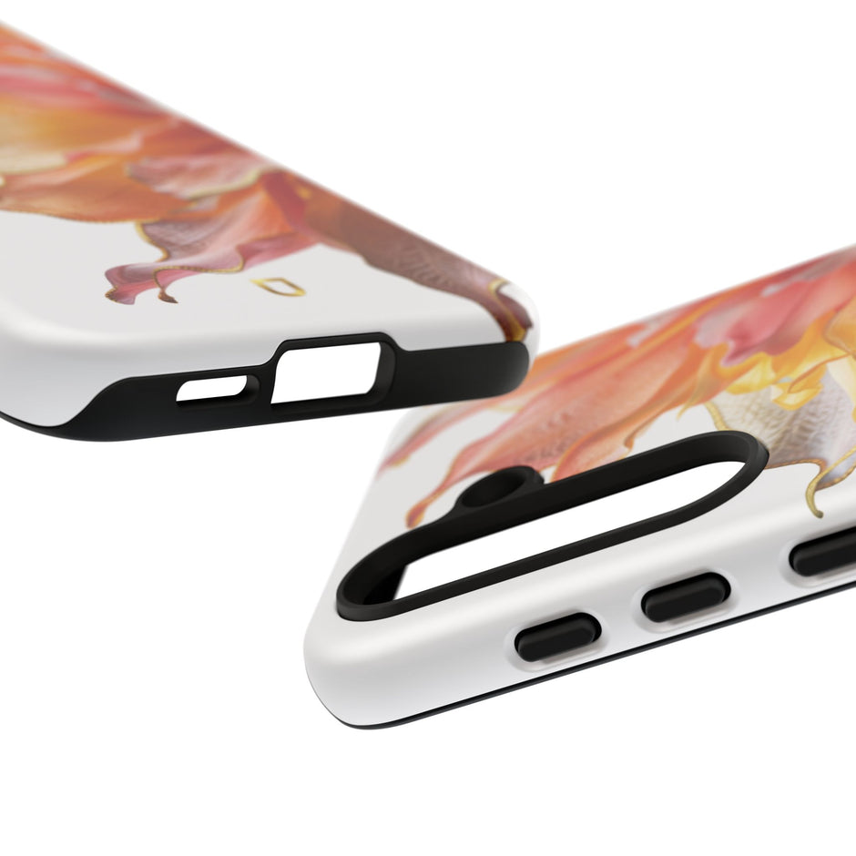 Samsung Galaxy S24 Series Tough Case - Ember Bloom White
