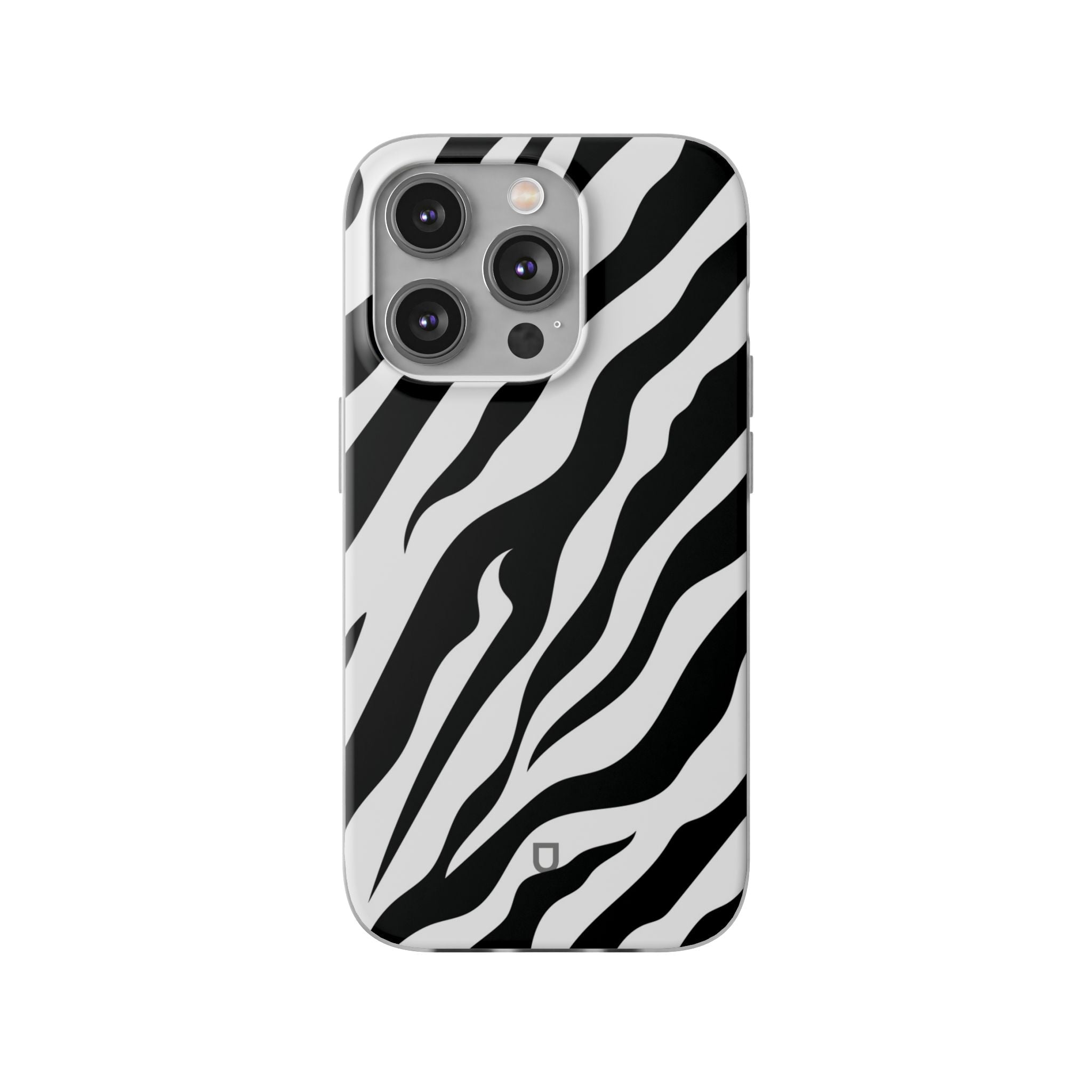 iPhone 14 Pro Flexi Case - Zebra